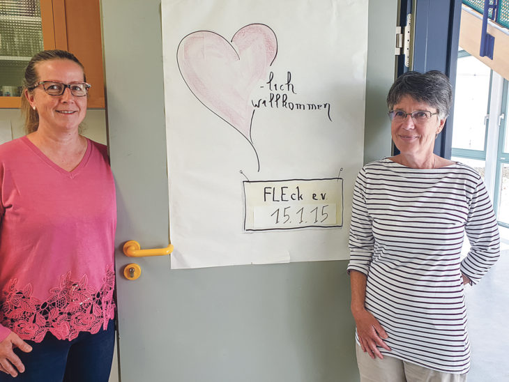 Sie sehen noch viel Arbeit für die Eckentaler Flüchtlingsinitiative: Claudia Blöchl (links) und Friederike Popp (rechts), die beiden derzeitigen Vorsitzenden.