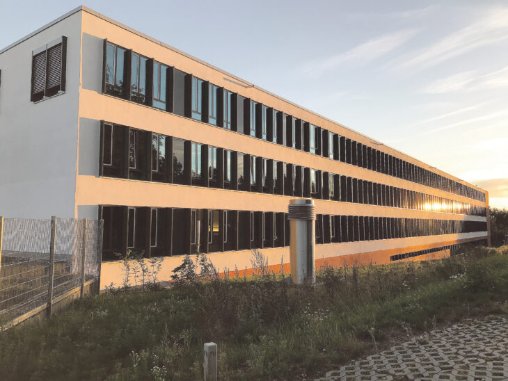 Der neue Bettentrakt des Laufer Krankenhaus.