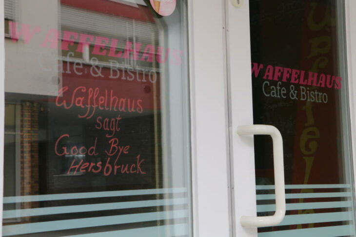 Das Beautyhouse in der Poststraße gibt es nicht mehr. Und auch im Waffelhaus (Bild) ist Schluss.