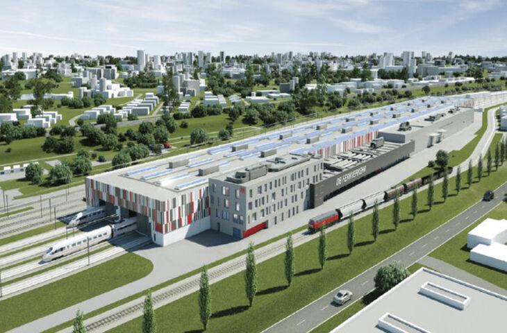 So könnte die neue ICE-Werkstatthalle aussehen.