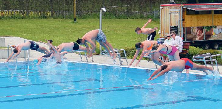 15 Grad hatte das Wasser beim Anschwimmen 2021.