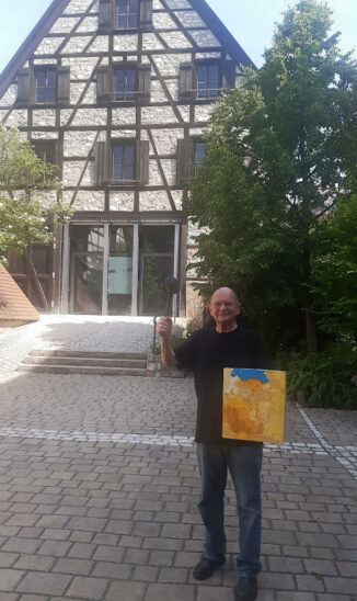 Christoph Gerling als Auktionator.