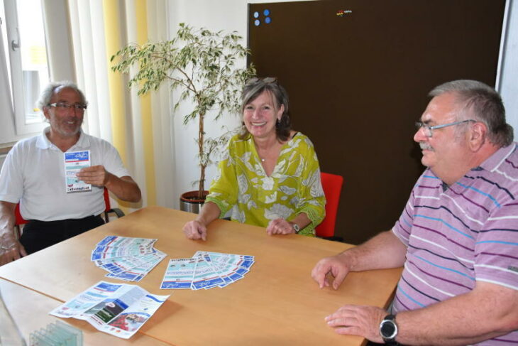 Zogen gemeinsam die Gewinner: Wolfgang Loos, Angelika Pflaum und Jürgen Wild (von links).