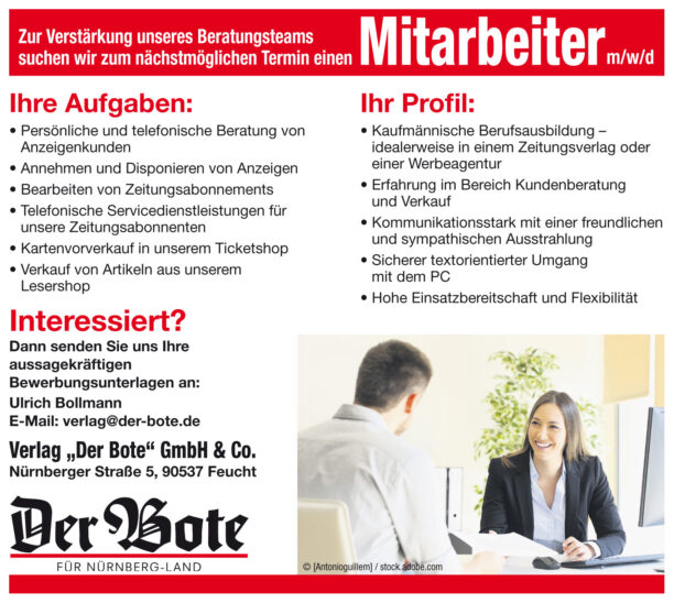 Auf den Mitarbeiter, oder die Mitarbeiterin warten vielseitige Aufgaben.