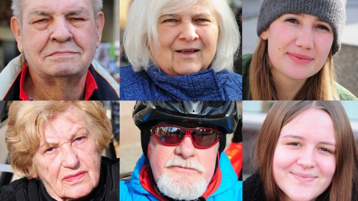 Von oben links nach unten rechts: Leonid Barbel, Maria Rupp, Rosa Kühlwein, Annemarie Arschhauer, Manfred Mintzel und Johanna Haumberger.
