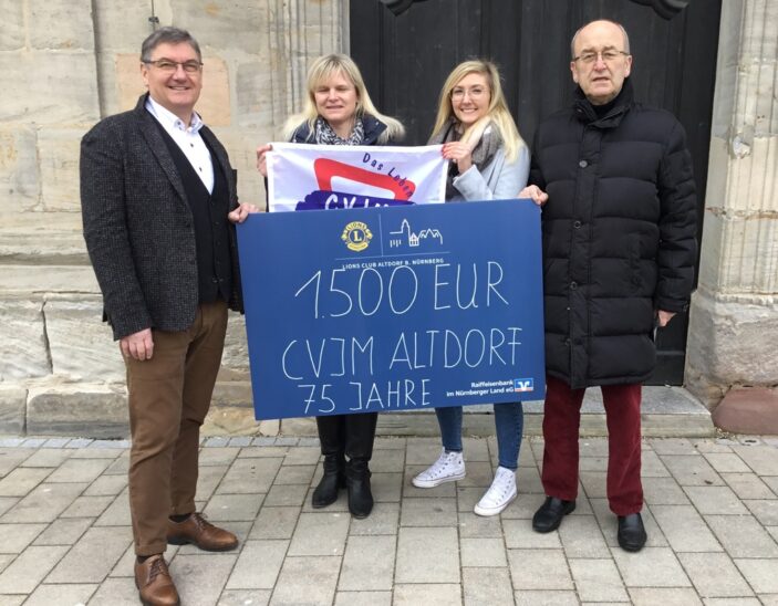 Nicht zum ersten Mal hat der Lions Club die den CVJM gefördert.