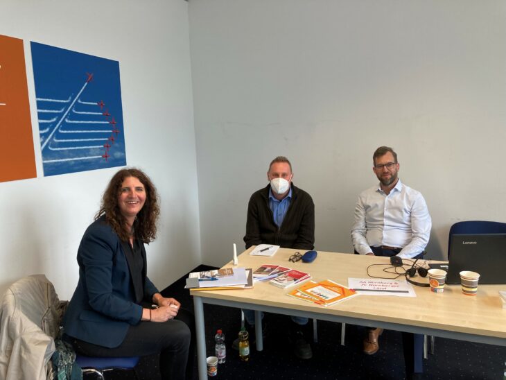 Erstmals seit zwei Jahren konnte wieder eine Präsenzveranstaltung für Arbeitssuchende durchgeführt werden.
