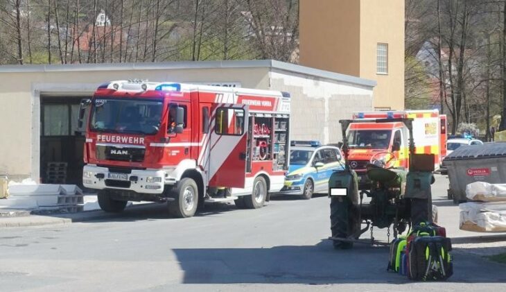 Ein Bild der Unfallstelle.
