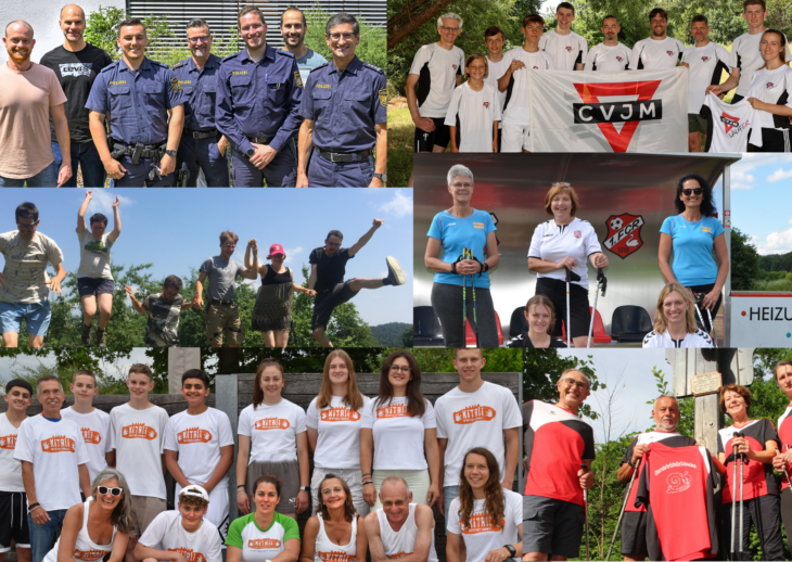 Landkreislauf Teams