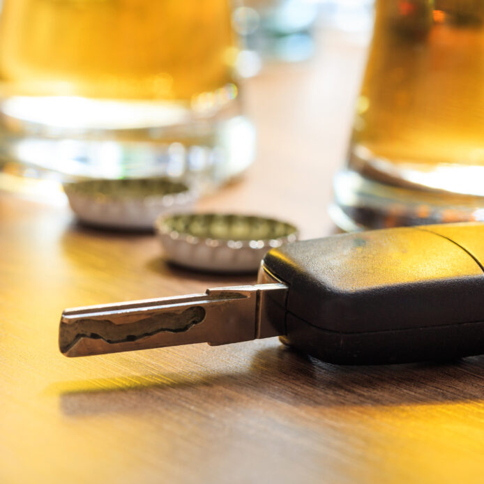 Symbolbild Alkohol am Steuer
