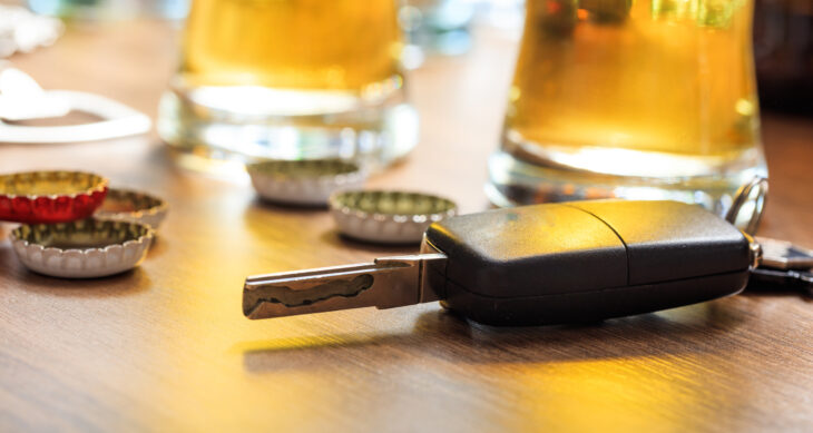 Symbolbild Alkohol am Steuer
