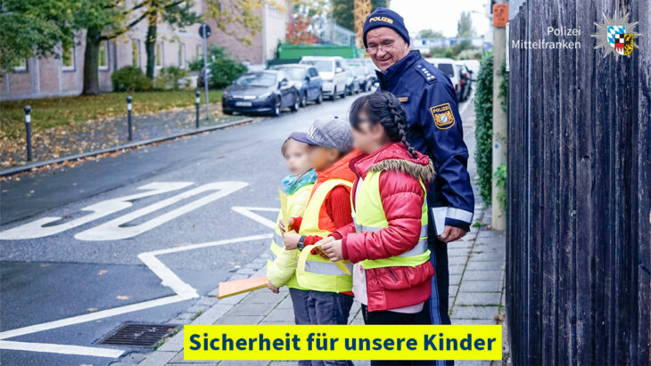 Das Polizeipräsidium Mittelfranken kündigt zum Start ins neue Schuljahr Kontrollaktionen zur Erhöhung der Schulwegsicherheit an.