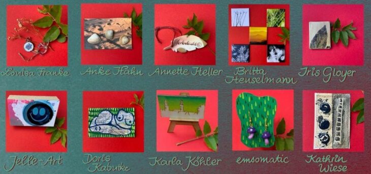 Viele kleine Kunstwerke gibt es ab dem 22.Oktober im Kunstomaten. Standort ist zwischen Rathaus und Bürgerbüro.