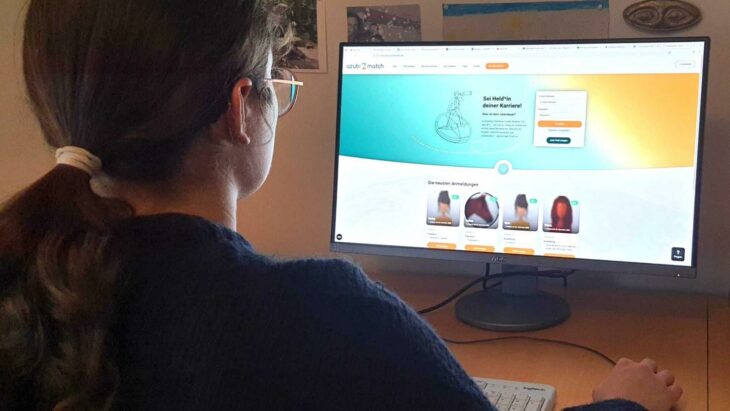 Mit ein paar Mausklicks zum Vorstellungsgespräch: Die Suche nach einer Lehrstelle oder einem Praktikumsplatz ist mit dem neuen Portal azubi2match ganz einfach.