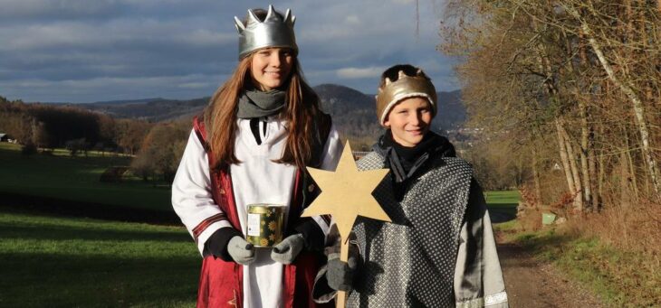 Anni und Jakob Häberlein aus Arzlohe sind für die katholische Pfarrgemeinde Pommelsbrunn unterwegs.