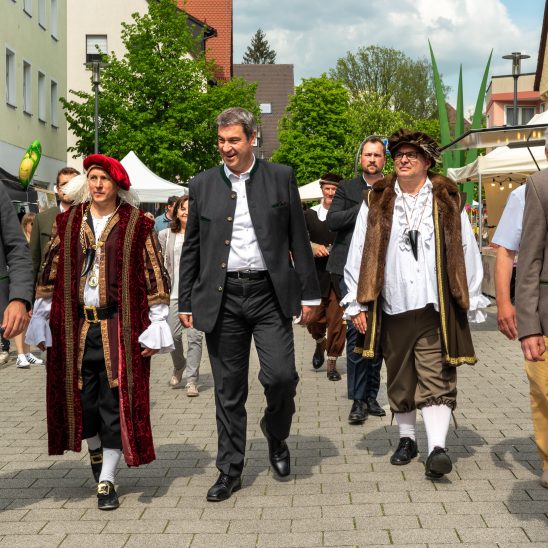 Ministerpräsident Markus Söder (Mitte) war 2022 schon dabei und hat sich auch für dieses Jahr wieder angekündigt.