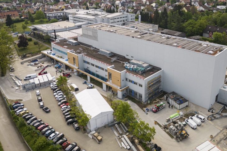 Seit Dezember 2021 entsteht bei E-T-A das klimaneutrale Kleinteilelager mit einem Auftragswert von mehr als 25 Millionen Euro.