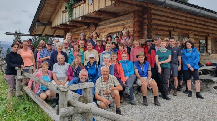 50 Teilnehmer waren bei der diesjährigen Almlehrfahrt dabei.
