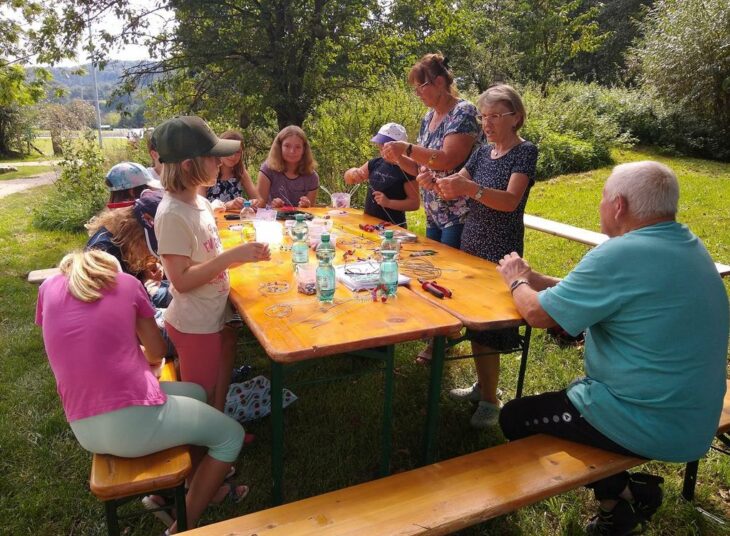 Viel Spaß und Lehrreiches gab es beim Ferienprogramm in Kirchensittenbach.