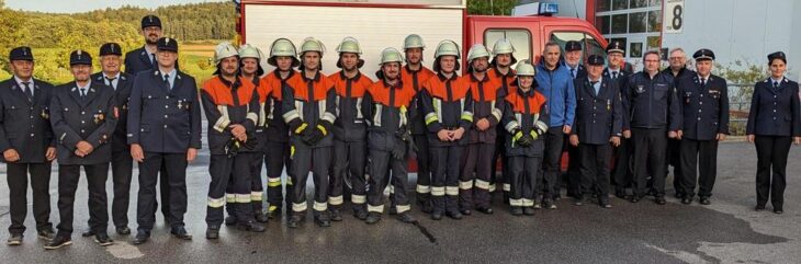 Die Feuerwehr Schupf zeigte ihren Leistungsstand.