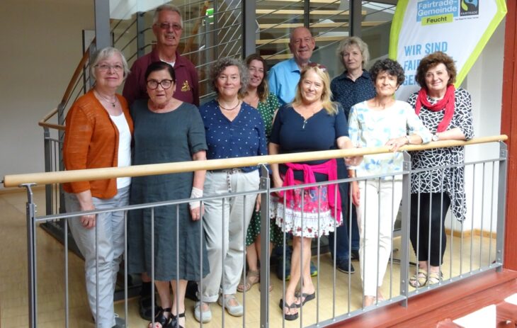 Die Faritrade-Gruppe der Marktgemeinde Feucht.