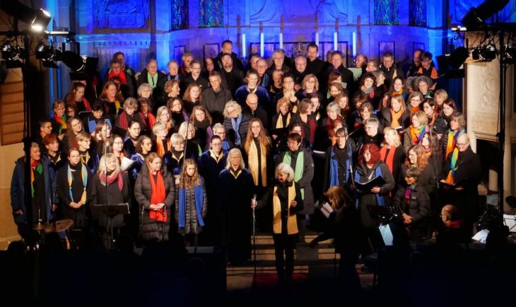 Vier Jahre lang hatten die Röthenbacher auf die „Gospelnight“ verzichten müssen. Schuld war Corona. Jetzt fand die Veranstaltung aber wieder statt.