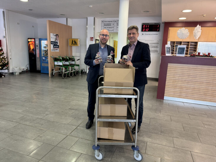 Einer der ersten Termine als Abgeordneter führte Felix Locke in das Laufer Krankenhaus.