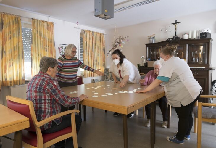 Müssen ihr Gedächtnistraining künftig woanders absolvieren: die Senioren der Tagespflege in Rummelsberg.