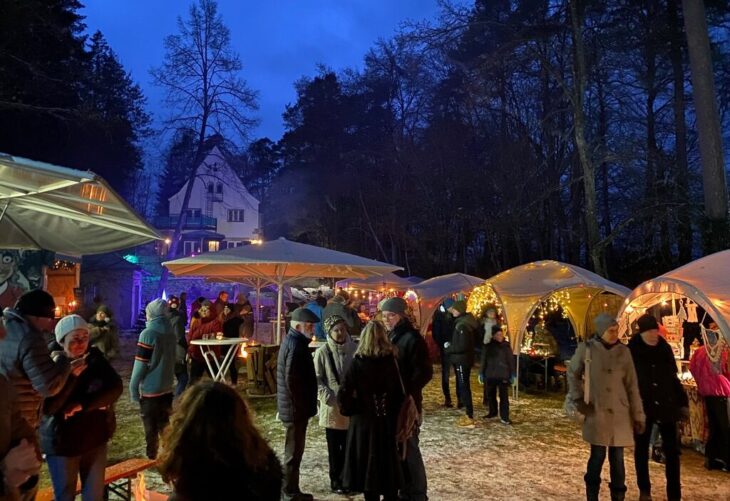 Ein Foto vom Weihnachtsmarkt in der Villa Flaire aus dem vergangenen Jahr.