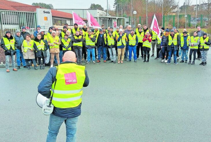 Als „überragend“ bezeichnet die Gewerkschaft Verdi die Beteiligung der Spätschicht am jüngsten Streik bei Seda in Neuhaus.