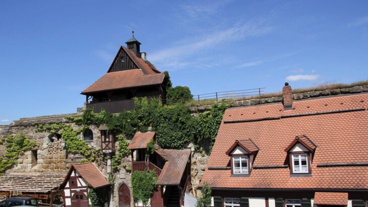 Die Burgthanner Burg dient den Besuchern als passende, idyllische Kulisse.