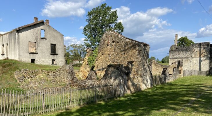 Die Ruinen von Oradour erinnern als Märtyrerdorf an die Geschehnisse vor 80 Jahren.