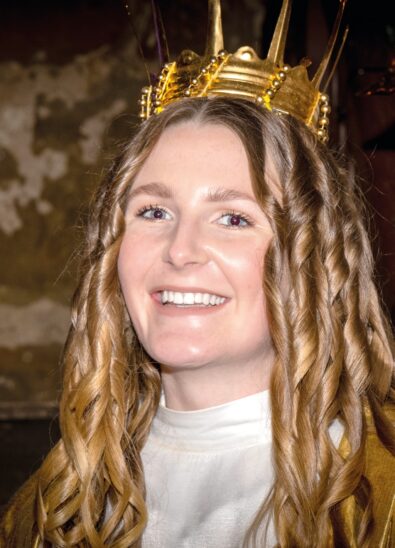 Karina Schlirf, das Christkind der letzten beiden Jahre.