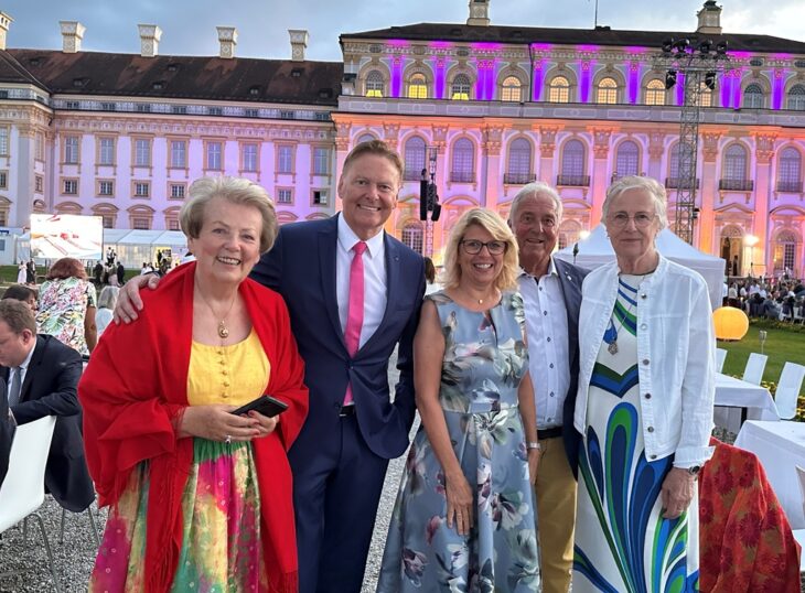 Die Gäste aus dem Landkreis erlebten einen tollen Abend: Veronika Nette, Norbert Dünkel, Petra Wacker, Wolfgang Rösch und Jutta Schwarz (von links).