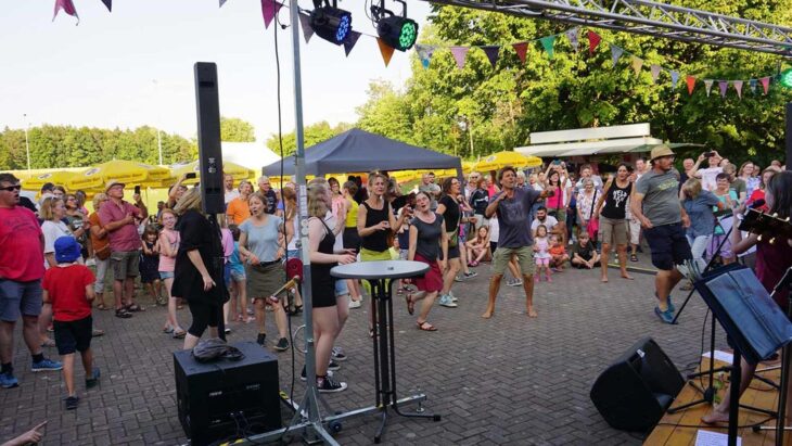 So stimmungsvoll war das erste Bright-Mountain Festival im Juli 2023.
