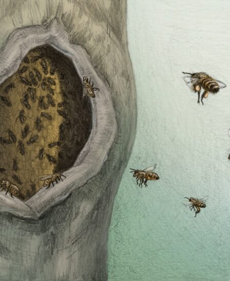 Die Grafikerin und Illustratorin Lena Zeise hat die Grafiken für die Schilder des Wildbienenlehrpfads entworfen.