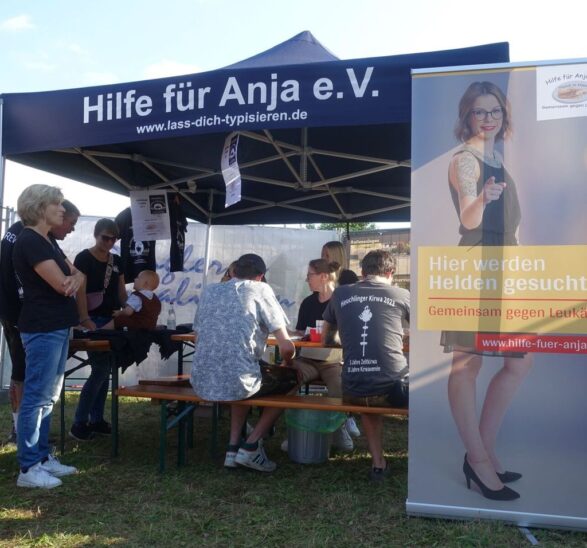 Eine Typisierungsaktion fand auf der Heuchlinger Zeltkirchweih statt.