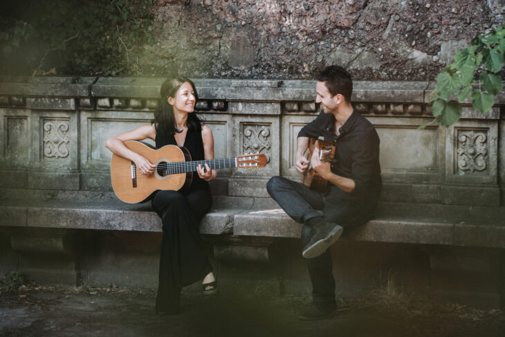 Das Duo Claire Besson und Ladislav Pazdera.