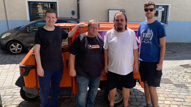 Der neue Vorstand: Markus Rauh, Detlef Netter, Michael Ceglar, Julian Häffner (von links).