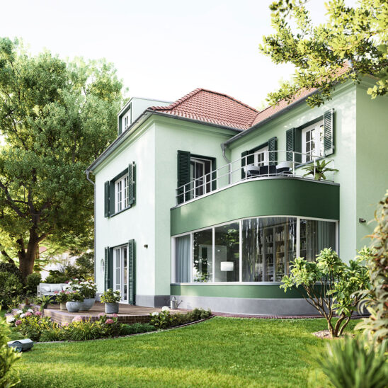 Mit dem persönlichen Lieblingsfarbton erhält die Fassade nach der Wärmedämmung einen 
unverwechselbaren Look.