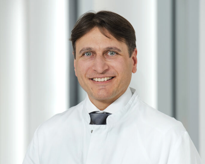 Privatdozent Dr. Dane Wildner, Chefarzt der Abteilung für Innere Medizin am Krankenhaus Lauf.