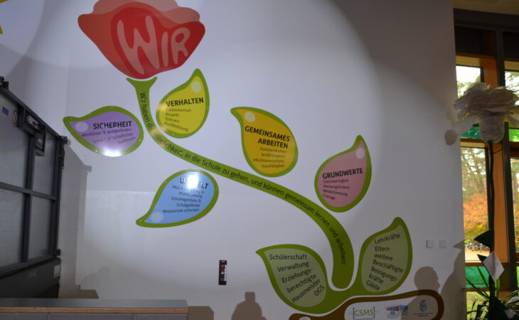 Dieser Kodex ziert nun die drei weiterführenden Schulen in Röthenbach.