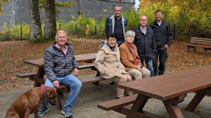 Ein neues Plätzchen zum Rasten erwartet Wanderer auf dem Rothenberg.