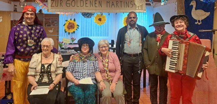 Der Martinsclub der Pfarrei St. Martin in Rückersdorf feierte seinen Seniorenfasching.