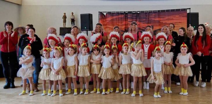 Das Highlight des Nachmittags war der Auftritt der Laufer Karnevalsgesellschaft „Hilaritas“ mit ihrer Kinder- und Juniorengarde.
