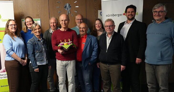 Gemeinsam im Team wurde der 100. Beratungstermin der Wohnberatung im Landkreis Nürnberger Land gefeiert.