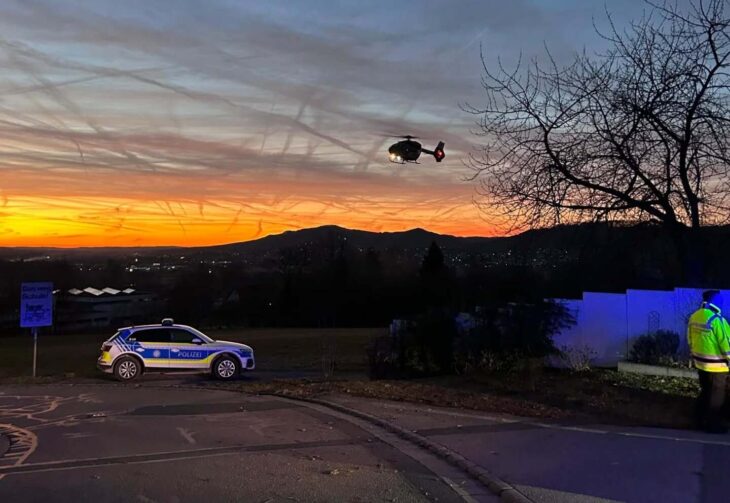 Der verunglückte Mountainbiker musste in ein Krankenhaus geflogen werden.
