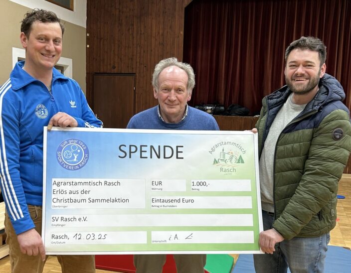 Die Aktion war wieder ein voller Erfolg, rund 850 Euro an Spenden wurden eingesammelt und vom Stammtisch auf volle 1000 Euro aufgestockt.