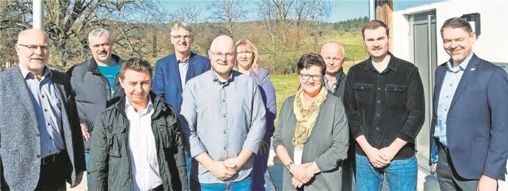 Die neue Vorstandsriege der CSU Albachtal.