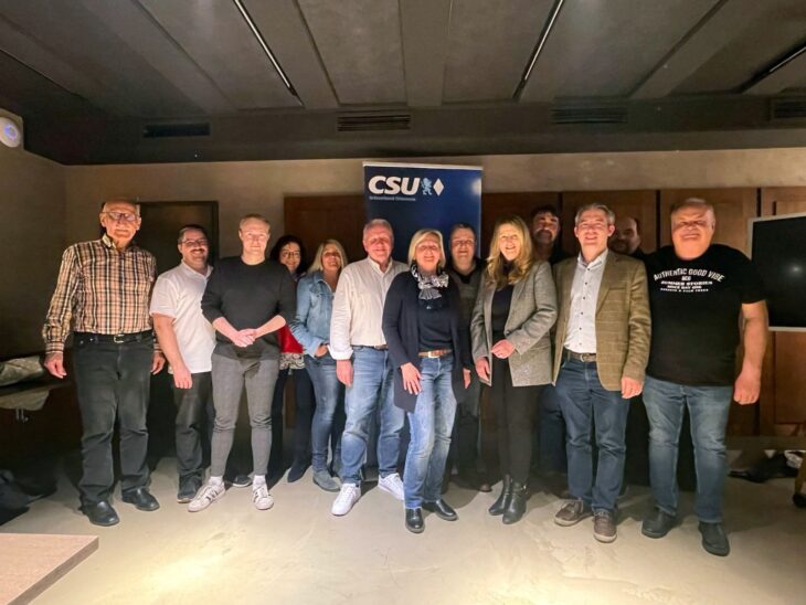 Neuwahlen standen im Mittelpunkt der Jahreshauptversammlung des CSU Ortsverbandes Ottensoos.